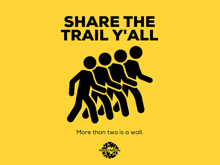 Trail Signs for the Atlanta Beltline